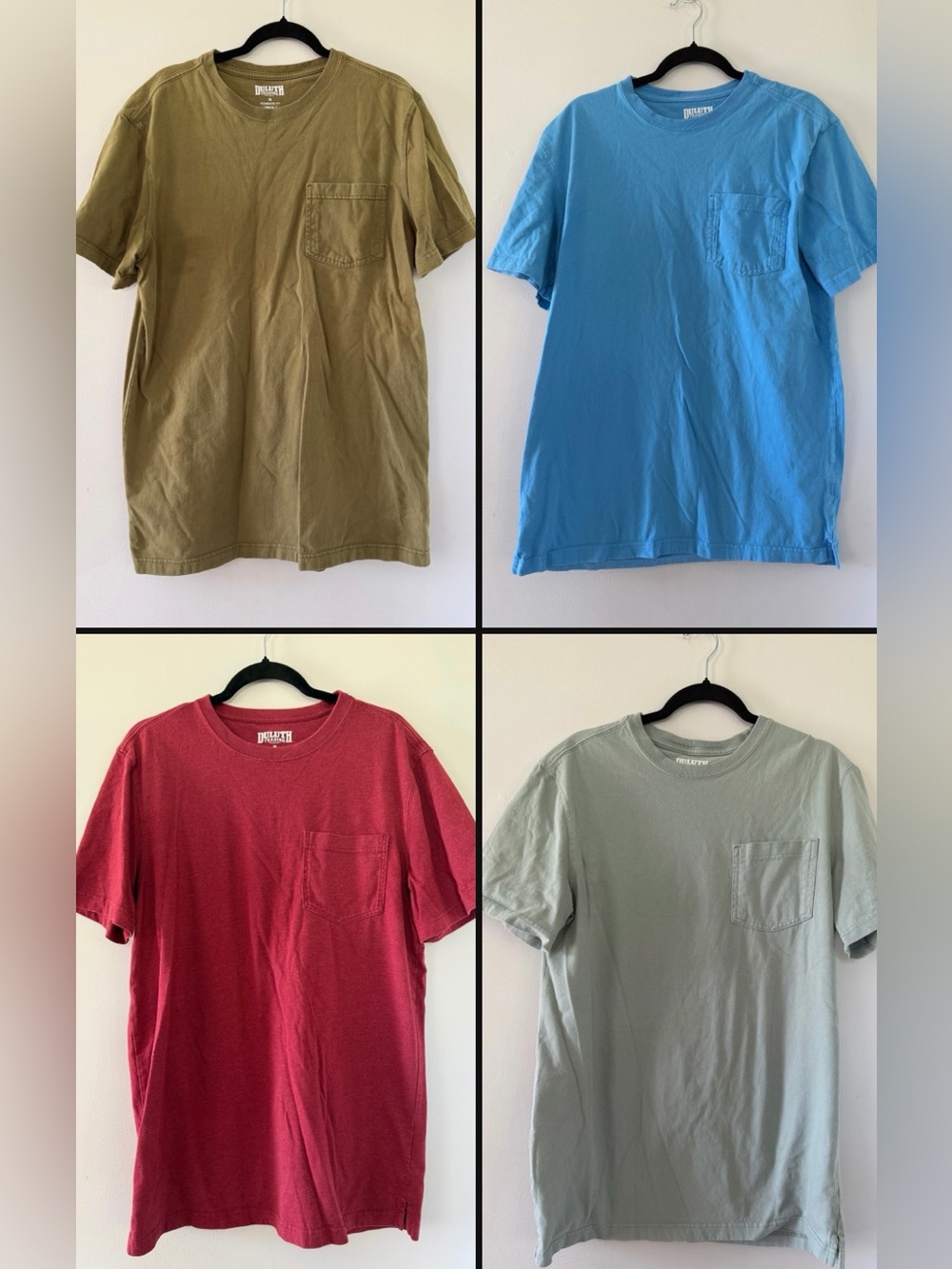 Duluth Trading Co | BUNDLE 4 Shirts Pocket Short Sleeve Tee - Men's